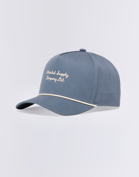 Herschel Supply Whaler Tall Vintage Cotton Cap Blue Mirage