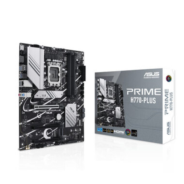 ASUS PRIME H770-PLUS / H770 / LGA 1700 / 4x DDR5 / PCIEx16 / 1x 2.5GLAN / ATX (90MB1EE0-M1EAY0)