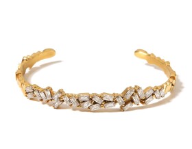 ELENYS Lumi Grace – pozlacený náramek 18K žluté zlato Délka náramku: 16-18 cm