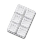 Cesil Cesil Silikonová forma na pečení/na mražené dezerty Čtverce (6 ks)