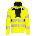 Portwest Mikina DX484 žluto-černá s kapucí Hi-Vis L žluto černá
