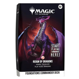 Magic The Gathering Foundations Commander Deck - Reign of Dragons