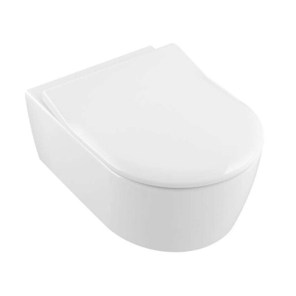 VILLEROY & BOCH - Avento Závěsné WC se sedátkem SoftClosing, DirectFlush, CeramicPlus, alpská bílá 5656RSR1