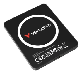 Verbatim SnapBack Ultra Slim 2TB černá / Externí SSD / USB 3.2 Gen 2x2 / čtení: 2050 MB/s / zápis: 1900 MB/s (32337)
