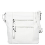 Trendy dámská koženková crossbody kabelka Truda, bílá