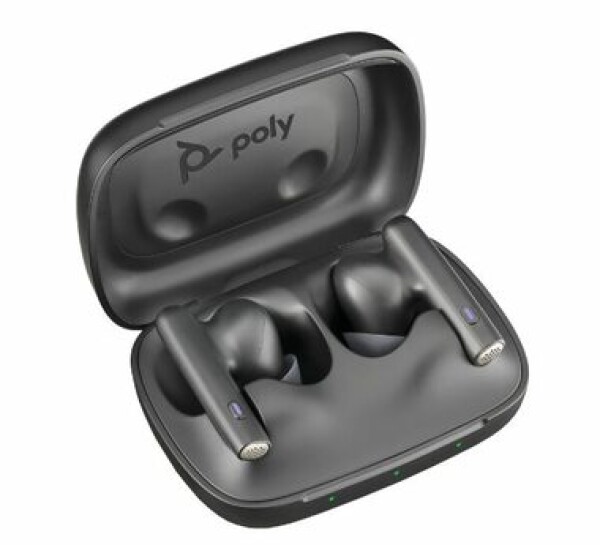 Poly Voyager Free 60 UC Teams černá / bezdrátová sluchátka do uší / mikrofon / BT 5.3 / USB-C / IP54 / ANC (220757-02)