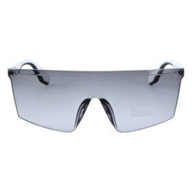 Módní sluneční brýle Oversize Shield, bílé