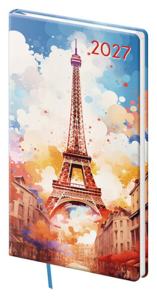 Diář 2027 týdenní kapesní Vario Lyra - Paris
