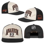 Outerstuff Dětská kšiltovka Anaheim Ducks NHL Flatbrim Arch Deadstock Snapback