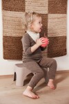 OYOY Dětská stolička Rabbit Clay, béžová barva, plast