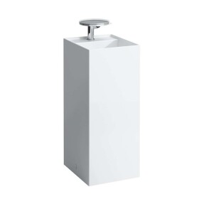 Laufen - Kartell Volně stojící umyvadlo 38x44x90 cm, s 1 otvorem pro baterii, bílá H8113310001111