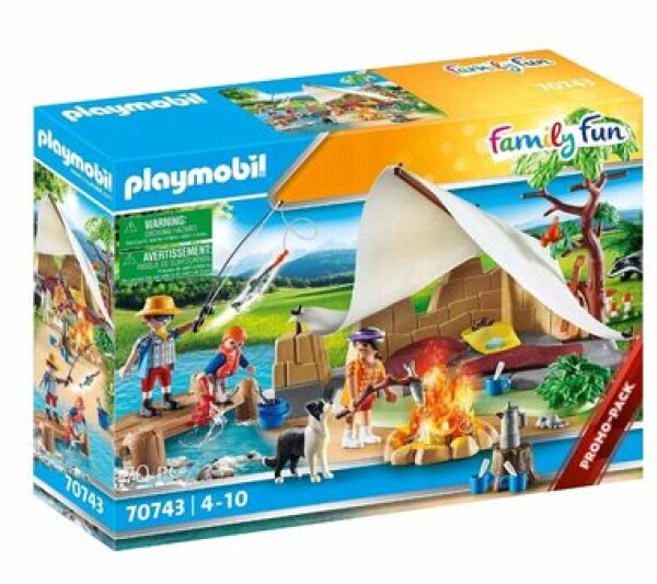 Playmobil Family Fun 70743 Kempování přírodě