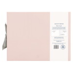 Busy B Kniha hostů Pink Faux, růžová barva, papír, textil