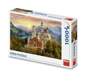 Puzzle Malovaný Neuschwanstein 1000 dílků
