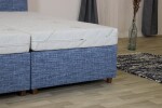 Nábytek VACULÍK Čalouněné jednolůžko EURO BED "PEVNÁ" s pevným roštem