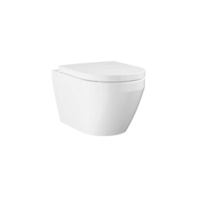 GROHE - Euro Ceramic Závěsné WC se sedátkem Softclose, Rimless, Triple Vortex, alpská bílá 102510SH00