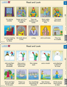 Učební puzzle MIDI - Angličtina-krátký text RA10/10 dílků(2 druhy) - Lego Smartlife