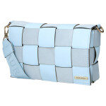 Nadčasová dámská koženková crossbody kabelka LB Melinda, modrá