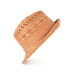 Unisex plážový klobouk cz21146-1 Béžovo-oranžová - Art Of Polo UNI béžová-oranžová