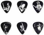 Dunlop Jimi Hendrix Pick Tin Silver Portrait I