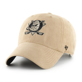 47 Brand Pánská kšiltovka Anaheim Ducks NHL Ballpark Suede ’47 CLEAN UP