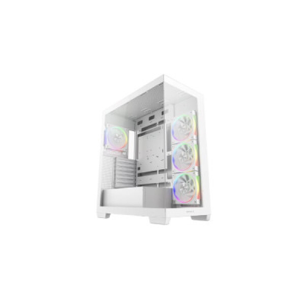 DEEPCOOL Case CG580 4F V2 WH, ATX, Průhledná bočnice, 4x120mm ARGB, bílá EDF_1808062