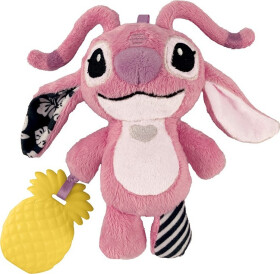 Plyšové chrastítko s úchytem - Stitch Angel - Sparkys