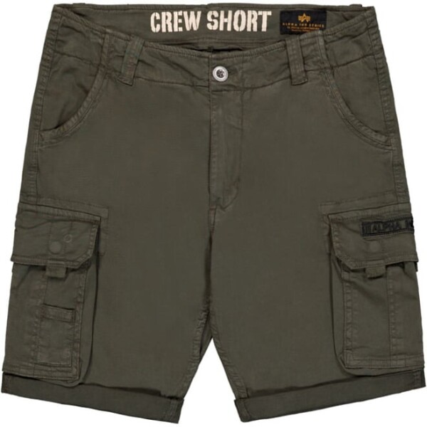 Alpha Industries Kalhoty krátké Crew Short greyblack 32