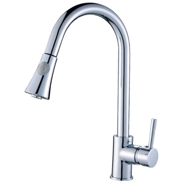 Laveo - Daru - stojánková dřezová baterie výsuvná, chrom BLD_069D