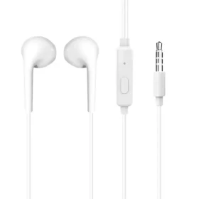 Dudao X10S drátová sluchátka do uší bílá / s mikrofonem / 3,5 mm mini jack / kabel 1.15 m (204521)