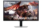 32" Samsung Odyssey OLED G8 S32DG800SU stříbrná / Monitor / OLED / 4K UHD / 240Hz / 0,03ms / 2x HDMI + DP / repro (LS32DG800SUXEN)