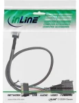 InLine Kabel SFF-8643 - U.2 SFF-8639 + SATA černá / Kabel / interní / 0,5 m (29620A)