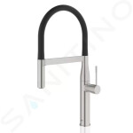 GROHE - Essence Dřezová baterie s flexibilním ramenem s přepínačem, supersteel 30294DC0