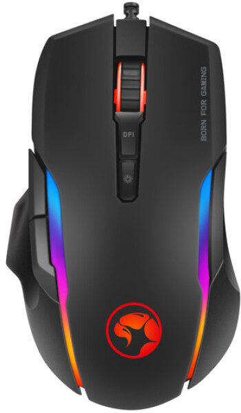 Marvo G945 černá / herní optická myš / 10000 DPI / RGB / USB / 1.8m (G945 PRO)