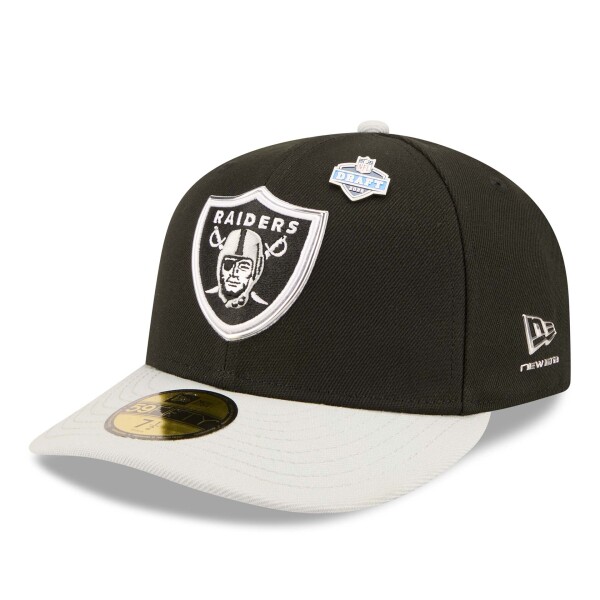 New Era Pánská kšiltovka Las Vegas Raiders NFL 2026 Draft Pre-Curved 59FIFTY Fitted Velikost: 7 1/2