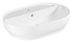 GROHE - Essence Umyvadlo na desku, 60x40 cm, s přepadem, s otvorem pro baterii, alpská bílá 103569SH00