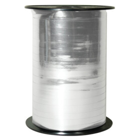 Stuha stříbrná lesklá 230 m x 5 mm Stuha stříbrná lesklá 230 m x 5 mm