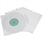 Hama vnitřní ochranné obaly na gramofonové desky (vinyl/LP), bílé, 10 ks