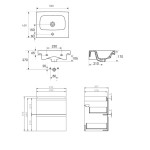 CERSANIT - SET C809 MODUO 50 KAŠMÍR DSM S4013-007