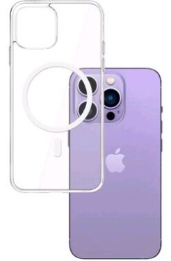 Pouzdro 3mk MagCase Apple iPhone 14 Pro Max, čiré