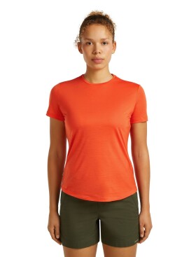 Dámské merino triko s krátkým rukávem ICEBREAKER Wmns 125 Cool-Lite Sphere III SS Tee, Fervid velikost: S