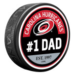 Mustang Puk Carolina Hurricanes NHL #1 Dad Textured Puck