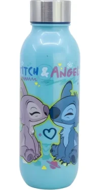 STOR Láhev na pití Stitch 640 ml / Láhev na pití / Kovový šroubovací uzávěr / Bez BPA (75072)