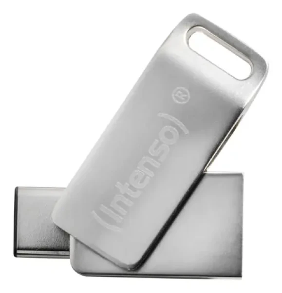 Intenso cMOBILE Line stříbrná / USB flash disk / USB-C a USB-A / 32GB / USB 3.2 Gen 1 (3536480)
