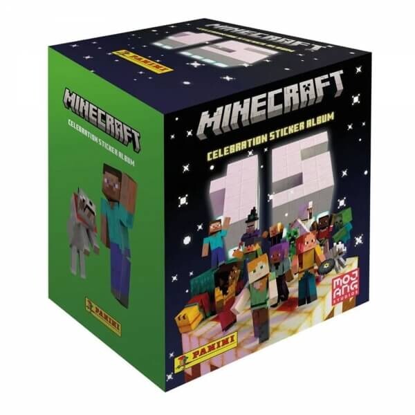 Minecraft (15. výročí) - box samolepek - 36 balíčků