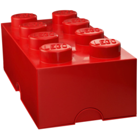 LEGO úložný box červená