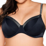 Horní díl plavek 225 black plus - AVA černá 85/H