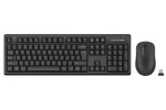 A4tech FG1200 FStyler černá / Set bezdrátová klávesnice + myš / 2.4GHz / USB (FG1200-BK)