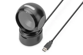 Digitus DA-81005 černá / Čtečka 1D/2D kódů / USB / stolní / 200 skenů/s (DA-81005)