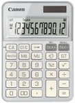 Canon KS-125KB-SL stříbrná / Stolní kalkulačka / 12 míst / LCD / solární + baterie / daňové funkce (6818C003)